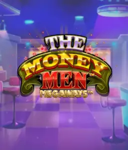 Experience the dynamic world of The Money Men Megaways slot by Pragmatic Play, showcasing a striking logo with glittering stars on a luxurious casino backdrop. This graphic portrays the glamour and excitement of casino gaming with its stunning design and colorful ambiance. Ideal for gambling fans looking for a taste of Vegas. 